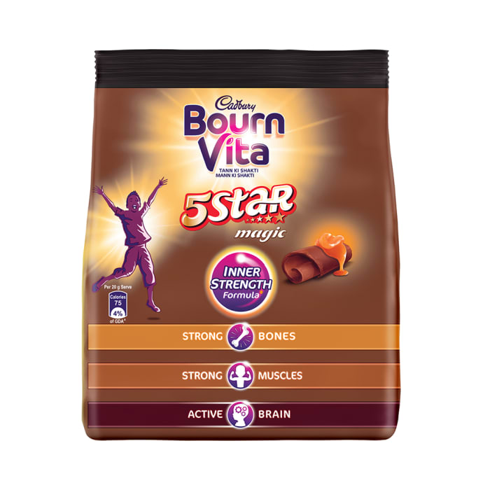 Cadbury Bournvita 5 Star Magic Health Drink Refill Pack (500gm)