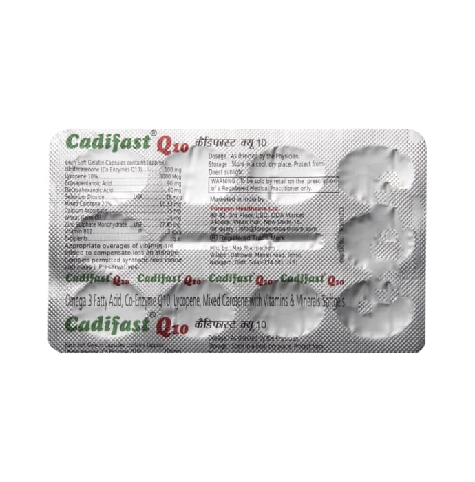 Cadifast soft gelatin capsule (10'S)