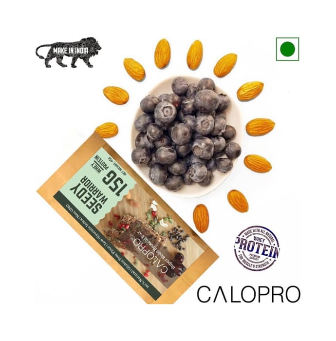 Calopro 15G Isolate Whey Protein Bar Seedy Warrior Super Seed Protein (45gm)