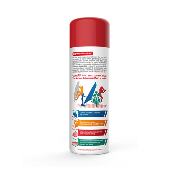 Candid activ antiperspirant sweat control talc