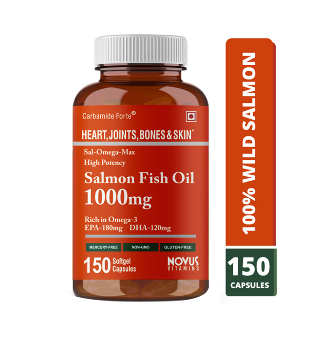 Carbamide Forte Salmon Fish Oil 1000mg Softgel Capsule (150'S)