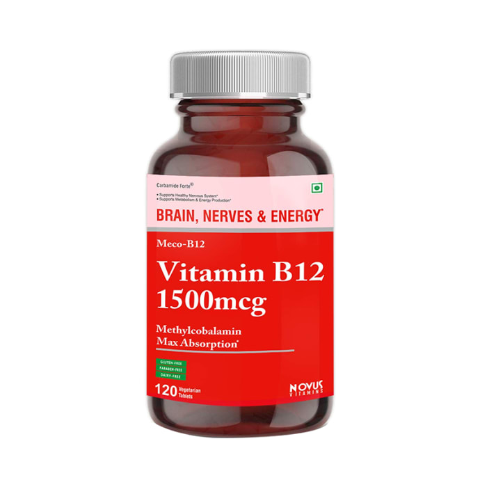 Carbamide Forte Vitamin B12 1500mcg Vegetarian Tablet (120'S)