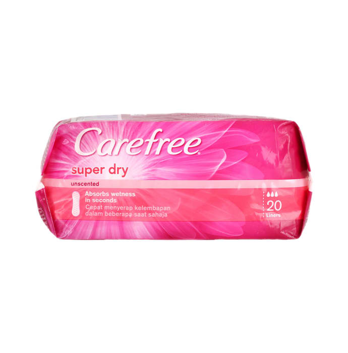 Carefree Super Dry Unscented Panty Liners