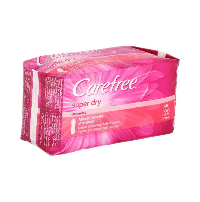 Carefree Super Dry Unscented Panty Liners