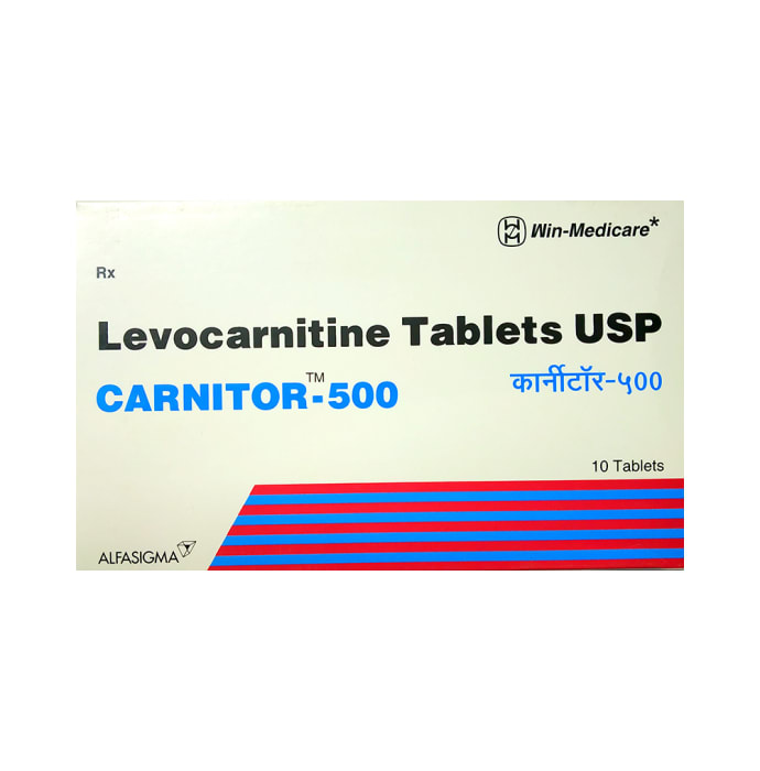 Carnitor 500mg Tablet (10'S)