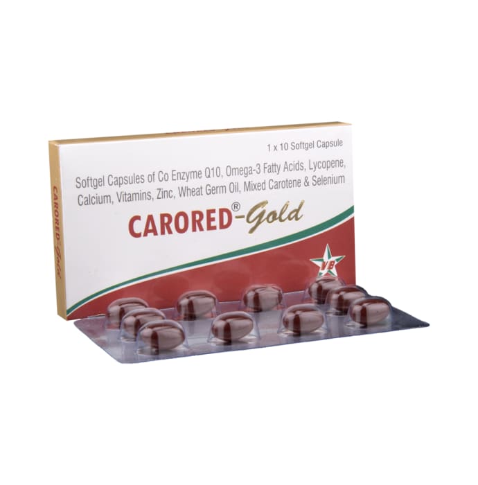 Carored-Gold Soft Gelatin Capsule (10'S)