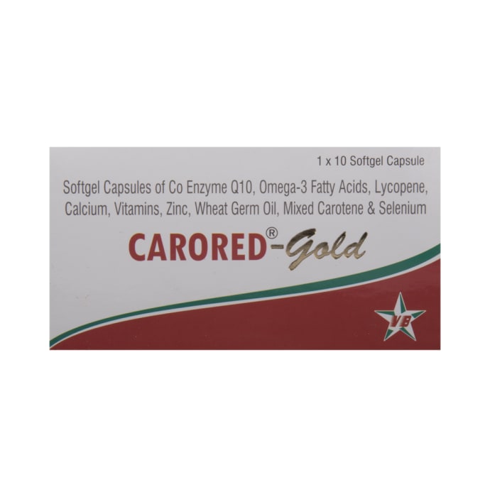 Carored-Gold Soft Gelatin Capsule (10'S)