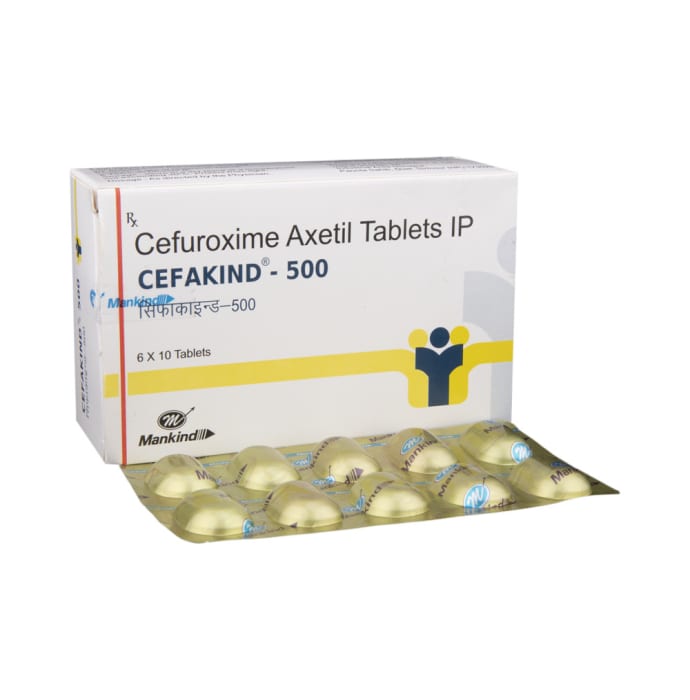 Cefakind 500mg Tablet (10'S)