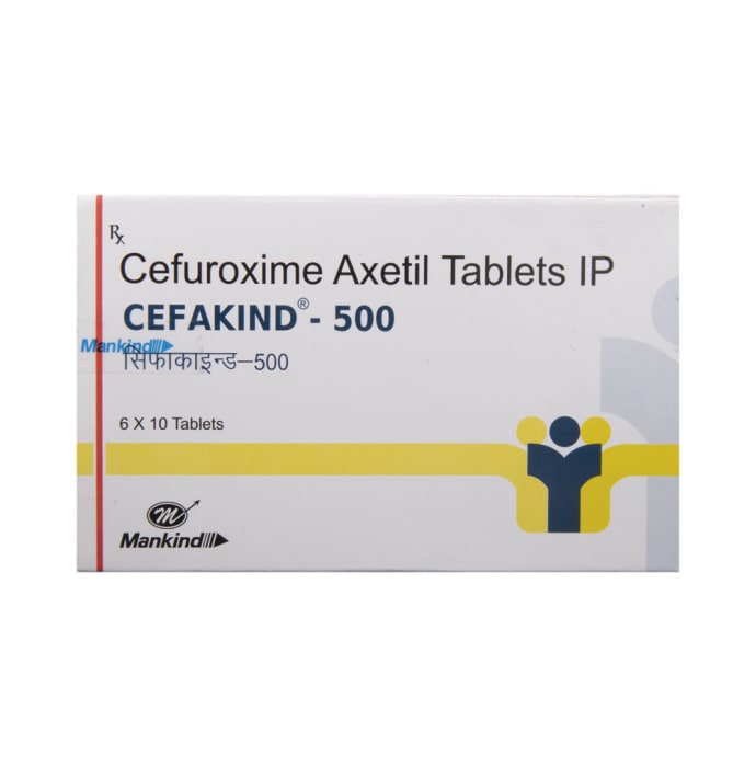 Cefakind 500mg Tablet (10'S)