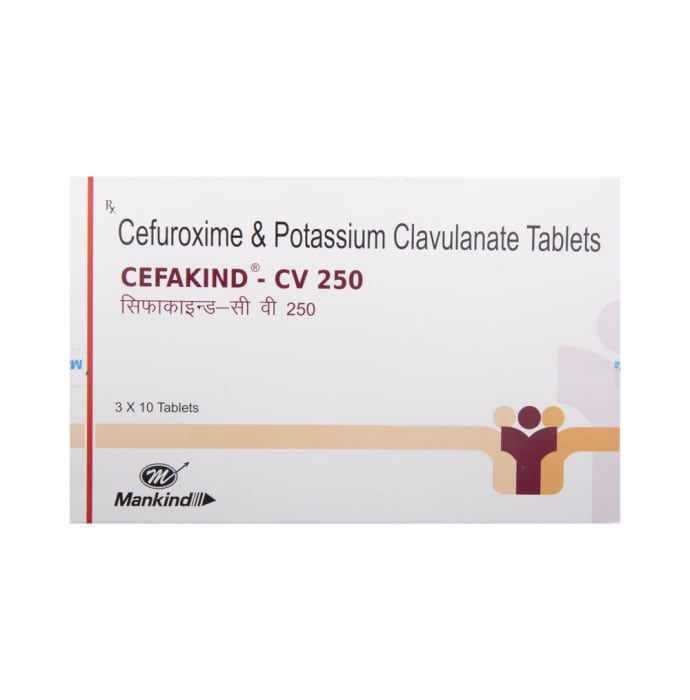 Cefakind-CV 250 Tablet (10'S)