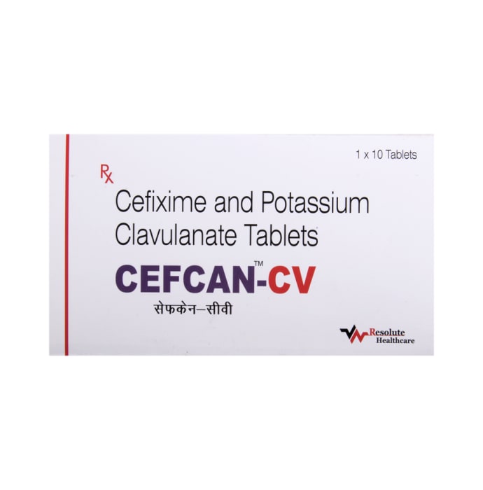 Cefcan-CV 200mg / 125mg Tablet (10'S)