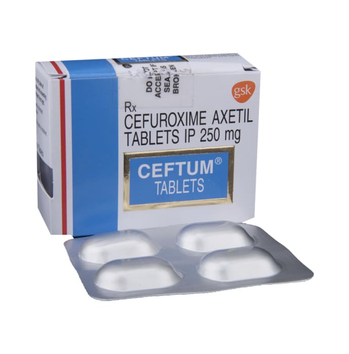 Ceftum 250mg Tablet (4'S)