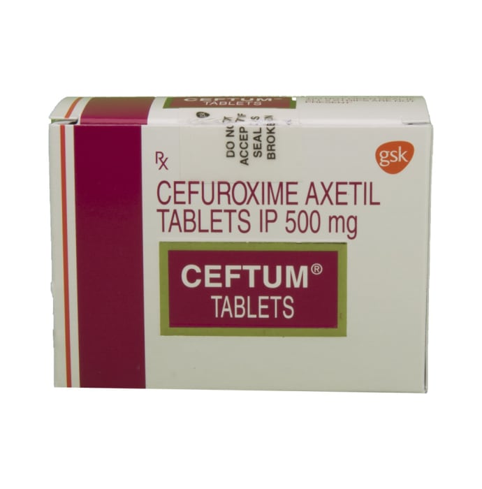 Ceftum 500mg Tablet (4'S)