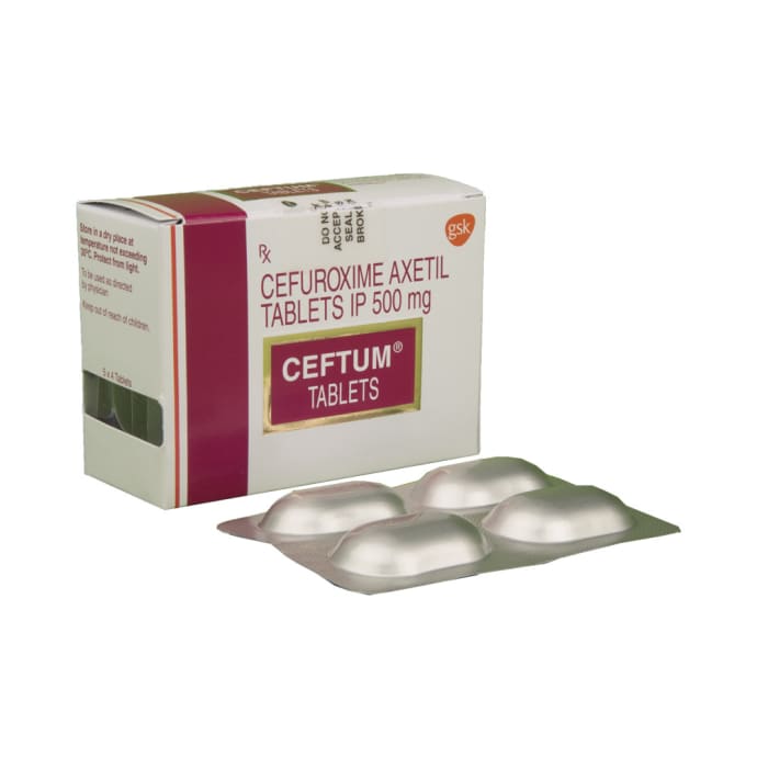 Ceftum 500mg Tablet (4'S)