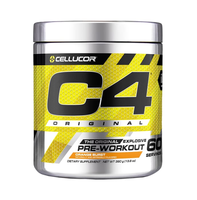 Cellucor C4 The Original Explosive Pre-Workout Orange Burst (390gm)