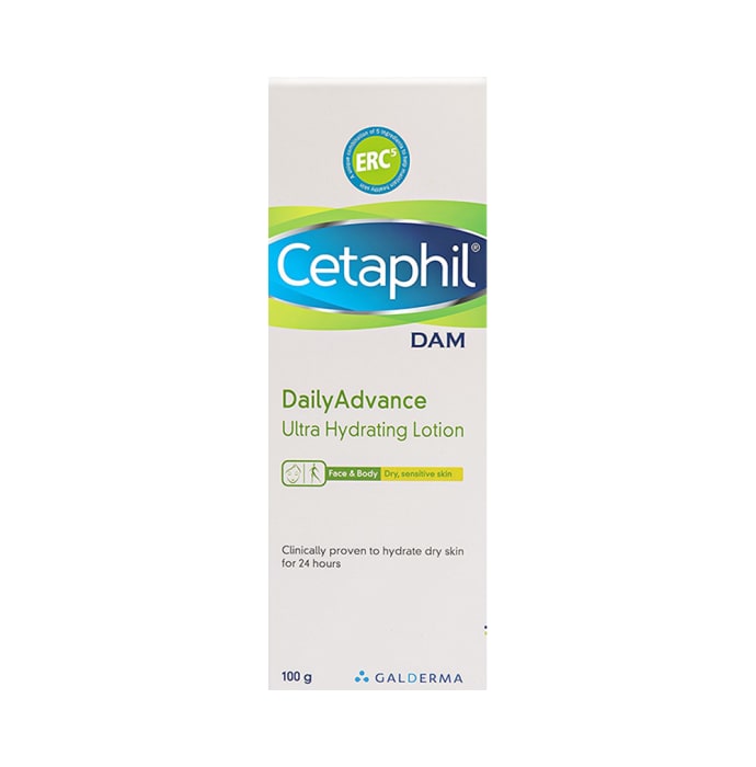 Cetaphil DAM Daily Advance Ultra Hydrating Lotion Dry and Sensitive Skin (100gm)