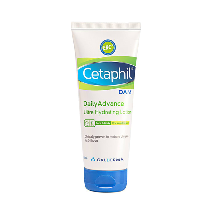 Cetaphil DAM Daily Advance Ultra Hydrating Lotion Dry and Sensitive Skin (100gm)