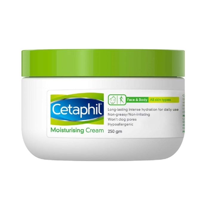 Cetaphil Moisturising Cream All Skin Types (250gm)