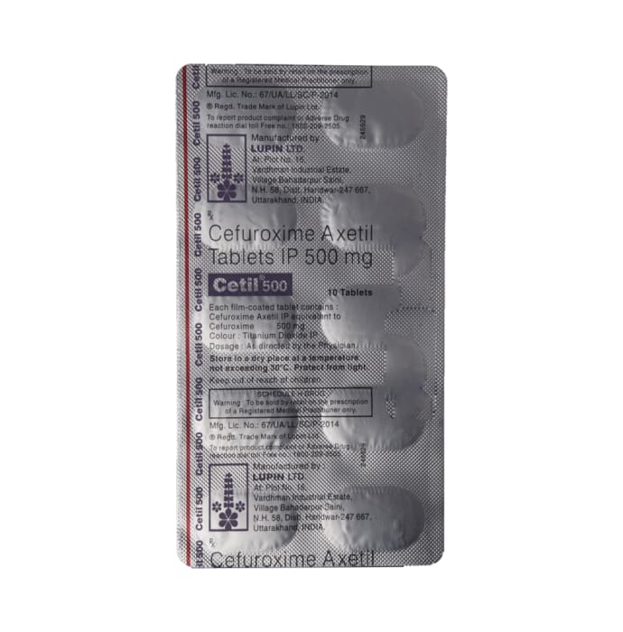 Cetil 500mg Tablet (10'S)