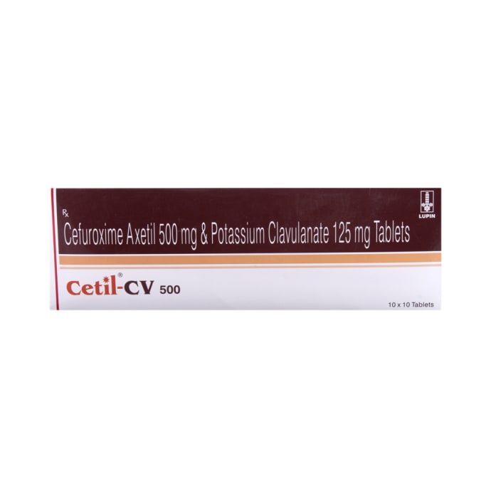 Cetil CV 500 Tablet (10'S)