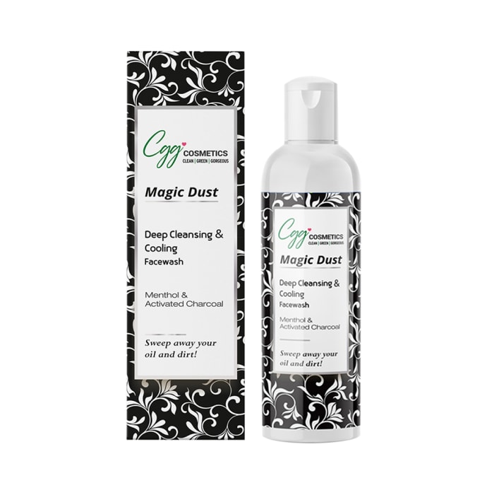 CGG Cosmetics Magic Dust Menthol & Activated Charcoal Face Wash (100ml)