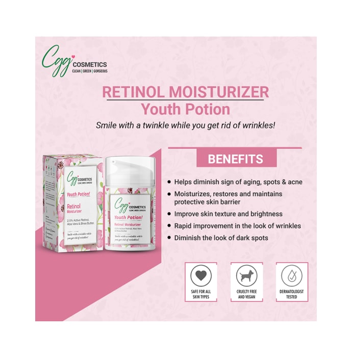 CGG Cosmetics Moisturizer Youth Potion Retinol (50ml)