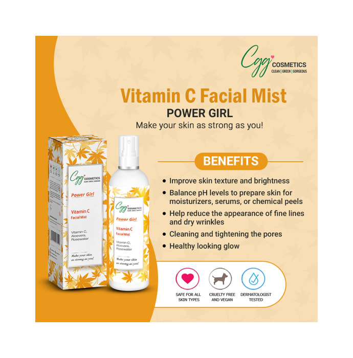 CGG Cosmetics Power Girl Vitamin C Facial Mist (100ml)