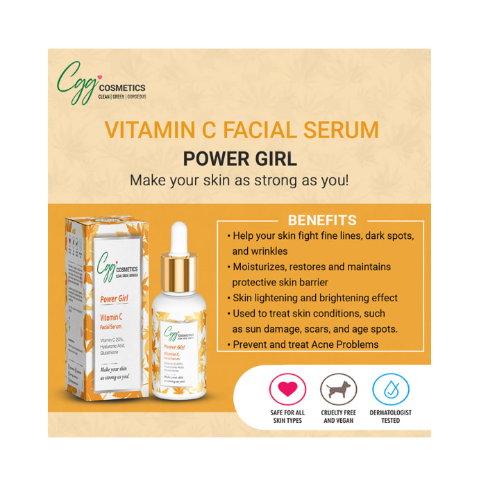 CGG Cosmetics Power Girl Vitamin C Facial Serum (30ml)