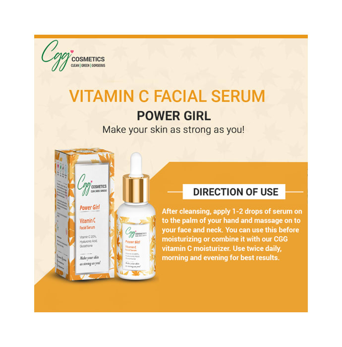 CGG Cosmetics Power Girl Vitamin C Facial Serum (30ml)