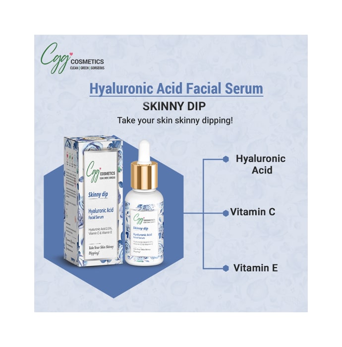 CGG Cosmetics Skinny Dip Hyaluronic Acid Facial Serum (30ml)