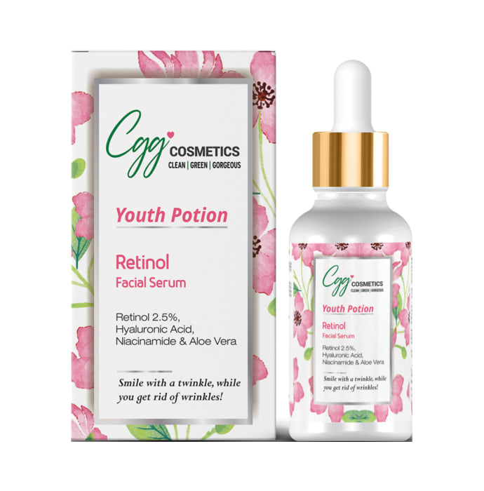 CGG Cosmetics Youth Potion Retinol Facial Serum (30ml)