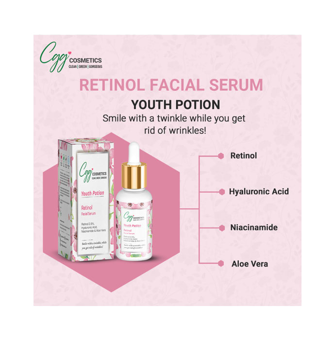 CGG Cosmetics Youth Potion Retinol Facial Serum (30ml)