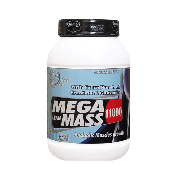 Champ's Mega Lean Mass 11000 Chocolate Brownie (1kg)