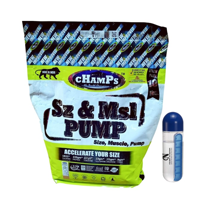 Champ's Sz & Msl Pump Strawberry with Shaker Free (10lb)