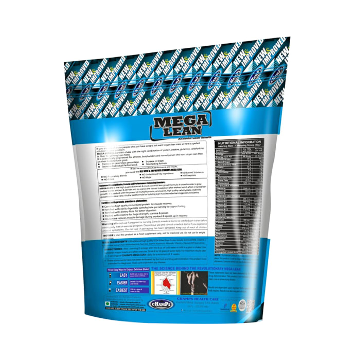 Champs Mega Lean American Ice Cream Buy 1 Get 1 Free (10lb)