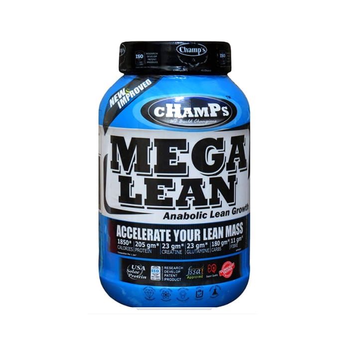 Champs Mega Lean Chocolate Brownie with Gym Bag Free (4lb)