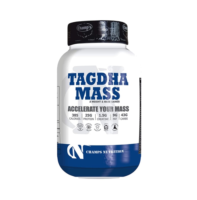 Champs Nutrition Tagdha Mass Gainer Powder Banana (2lb)