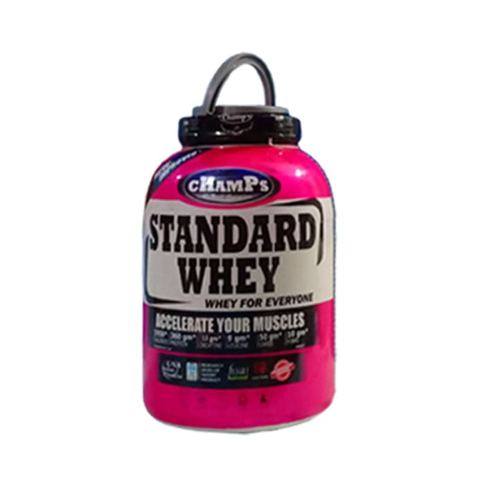 Champs Standard Whey Protein American Ice Cream with Protein Funnel Free (6lb)