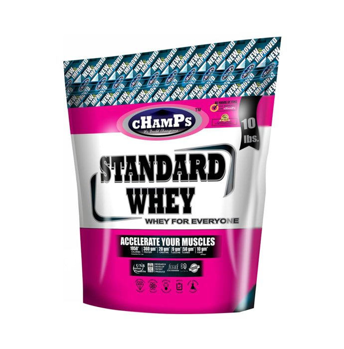 Champs Standard Whey Protein Vanilla Buy 1 Get 1 Free (10lb)