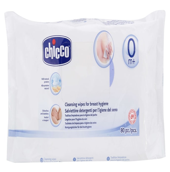 Chicco cleaning wipes sure-safe nursing