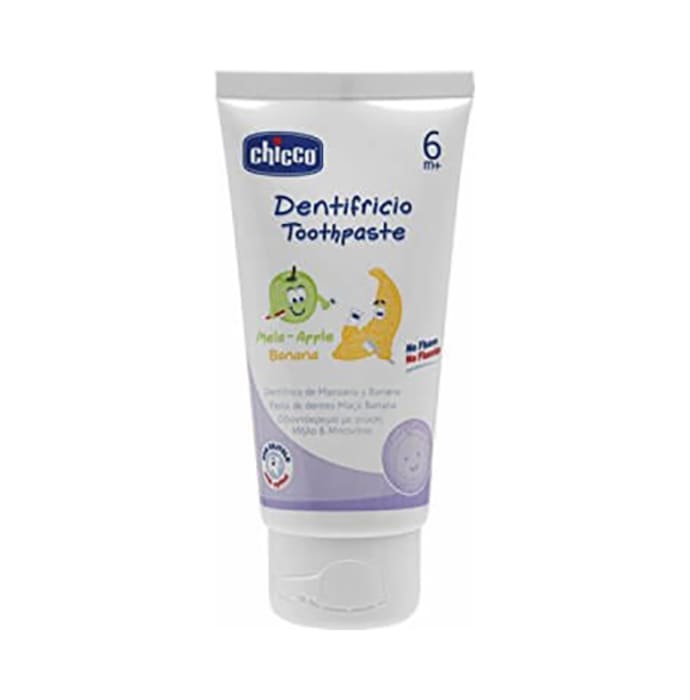 Chicco dentifricio toothpaste 6m+ mela apple banana (50ml)