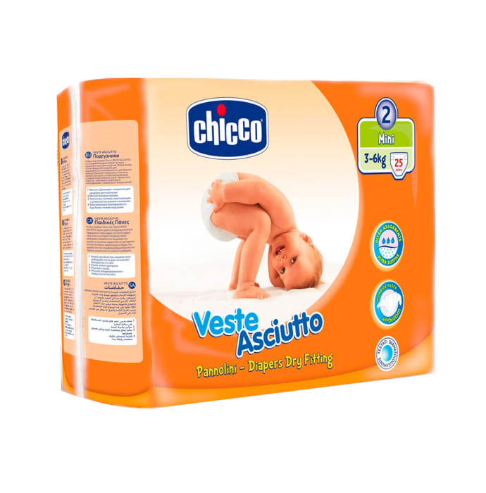 Chicco diapers dry fitting mini