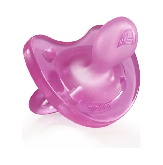 Chicco Physio Soft Silicone 0 to 6 Months Soother Pink