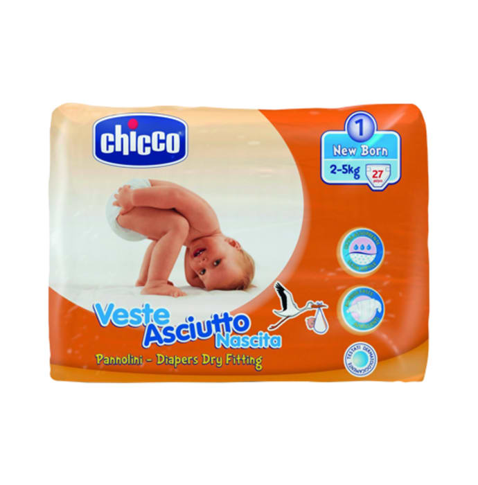 Chicco veste asciutto new born diaper