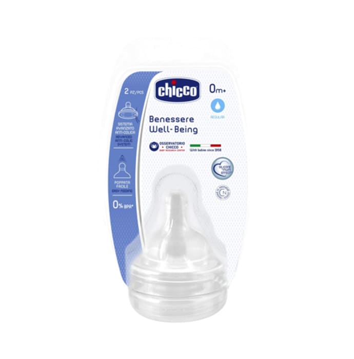 Chicco wellbeing normal silicone 0m+teat