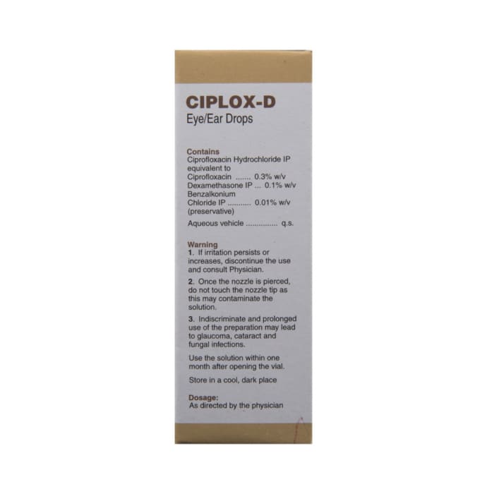 Ciplox D Eye / Ear Drops (10ml)