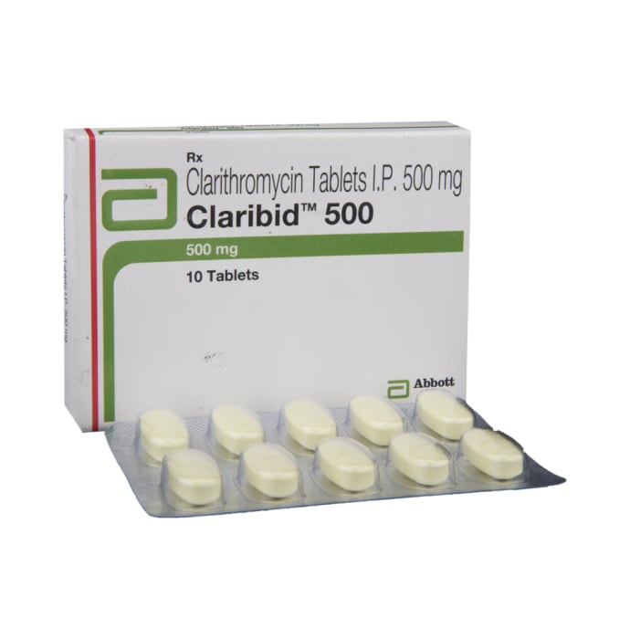 Claribid 500mg Tablet (10'S)