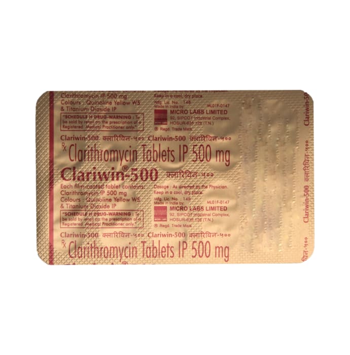 Clariwin 500mg Tablet (10'S)