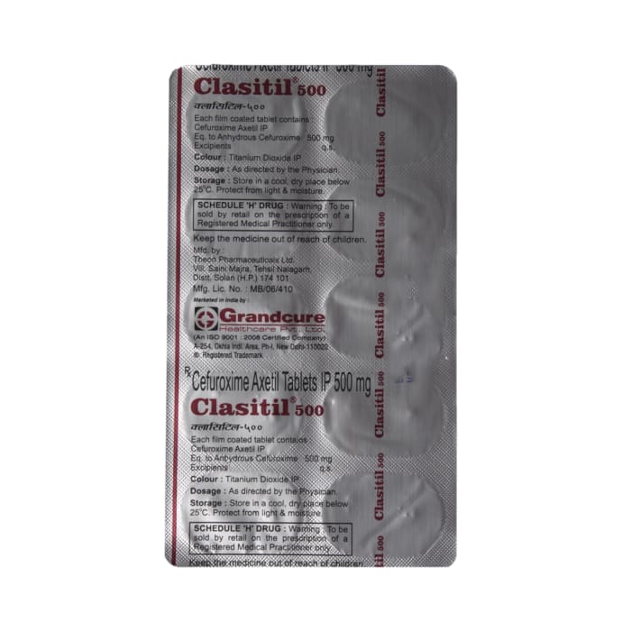 Clasitil 500mg Tablet (10'S)