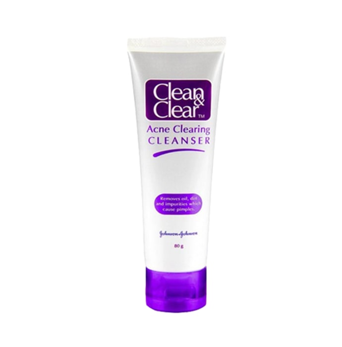 Clean & clear acne clearing cleanser (80gm)